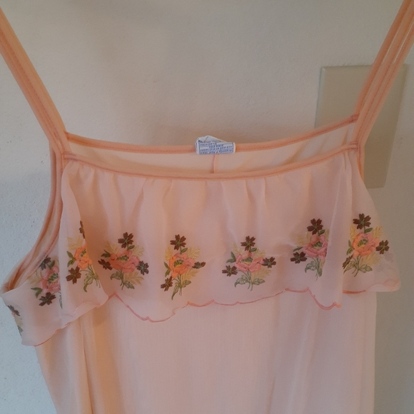 VTG St. Michael Lingerie Nightgown slip Sz 40" Made in Britain - Picture 2 of 10